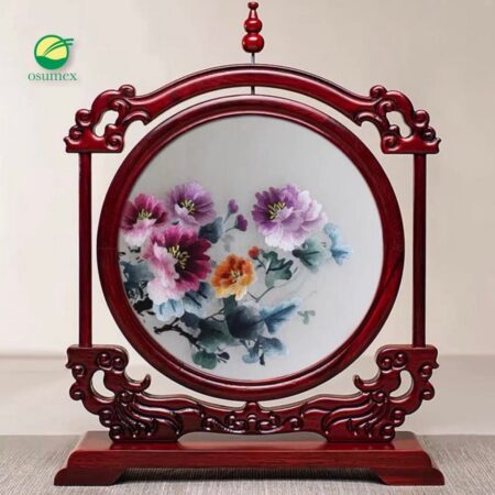 Two-sided hand Sewed Embroidery Chinese Style Gift 1